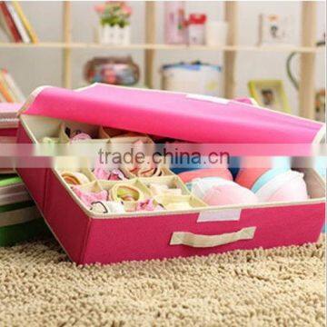 good quality multipurpose storage box custom bra storage box/travel underwear pouch/bra and underwear storage boxes