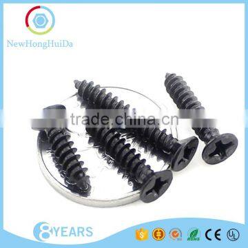 Philips black kilvery carbon steel flat head self tapping screw