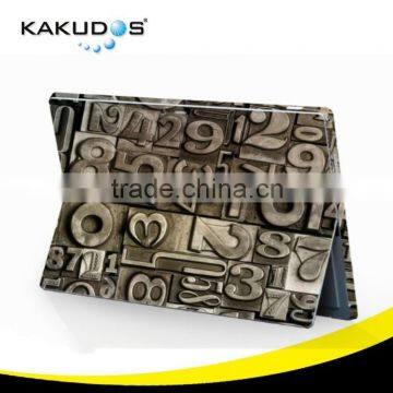 Arabic Number Skin Sticker Decal for Microsoft Surface Pro 3 photo-1