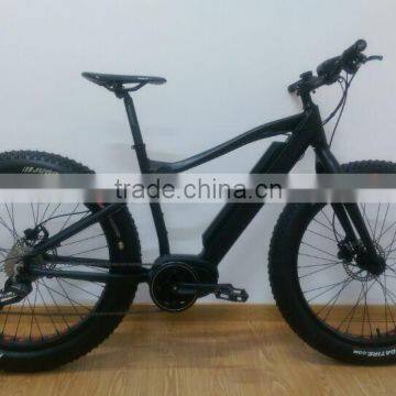 26inch *4.5 kenda fat tire mountain electric bicycle with 8fun bafang max mid motor 36V 350W ( HJ-M21 with bafang max 350W )