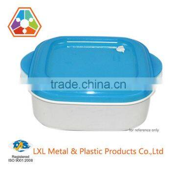 Orange 128*105*65 PP Plastic Lunch Box / Plastic Container micro-use safe