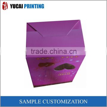 Pink Festival candy box paper packaging box