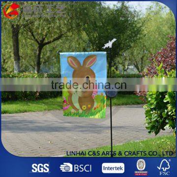 Promotional Custom Printing Metal Garden Flag Stands