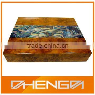 High Quality Black Matte Wooden Tea Box for Gift(ZDL-W317) photo-5