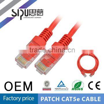 SIPU High quality UTP rj45 110 patch cord of red color