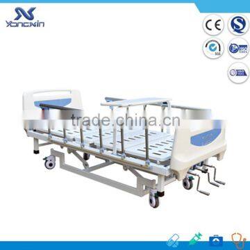 Hot sale!! 3 crank manual hospital bed YXZ-C-003C