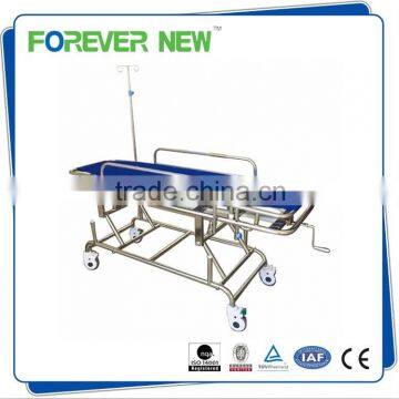 YX-2 S.S manual crank Emergency Patient trolley/ stretcher