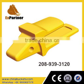 208-939-3120 Excavator adapter, Excavator spare parts, PC400 excavator bucket tooth adapter