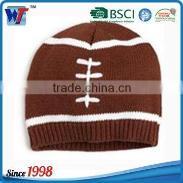 High Quality Promotional Custom Winter Warm Beanie Red Color Knitted Hat photo-4