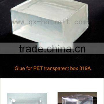 Cheshire professional hot melt glue for hot melt glue gun,PET transparent box