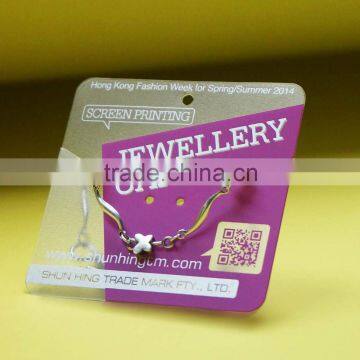 Clay Coard News Back Foil Jewelry Card Hang Tag