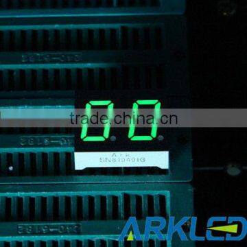 two digits 0.4 inch 2 digit led display numberic show with pure green color,ARKLED