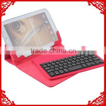 High Quality red universal 7 inch Protective Leather Case Cover Skin Holster with Stand for Tablet