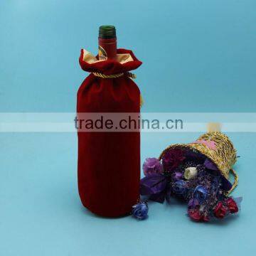Claret Velvet Wine Pouches Made in China photo-2