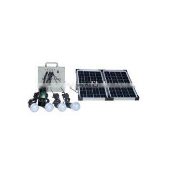 New design wholesale 20W Portable DC solar Lighting kit