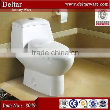 Hotel project cheap toilet bowl, western toilet with WDI water fitting, wc toilet bowl