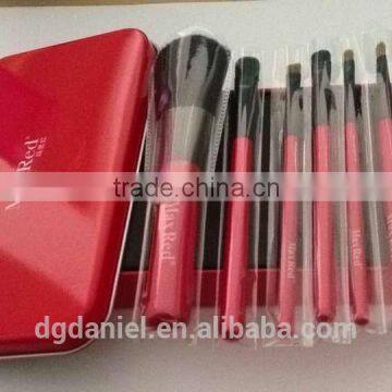 6pcs makeup brushes,fashion red makeup brush set