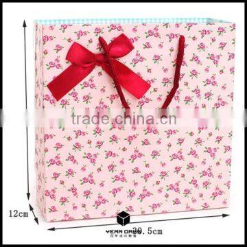 twisted handle kraft paper bag for clothing factory