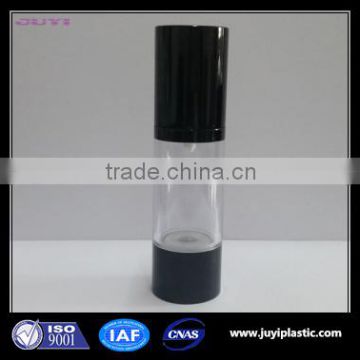 30ml 50ml black cosmetic airless pump bottle