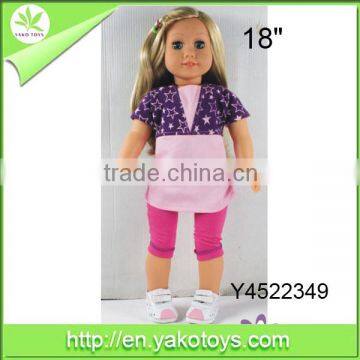 Hot sales 18 inch American girl doll Fashion doll Y4522349