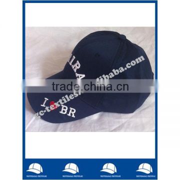 Racing cotton twill six panel 3D Embroidered logo Baseball Cap