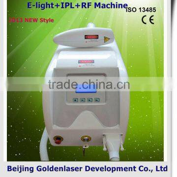 www.golden-laser.org/2013 New style E-light+IPL+RF machine used beauty salon furniture