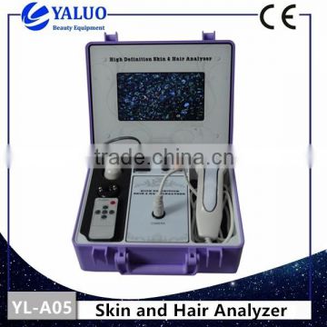 Boxy Skin and Hair Analyzer for salon and personal care beauty machine