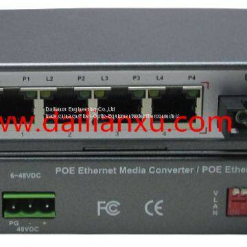 4channels 10/100M Fast Ethernet Fiber Optical Switch Ethernet Fiber switch