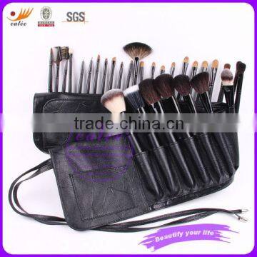 30pcs black complete makeup brush set