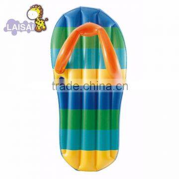 inflatable inflatable slipper shape float flip shape air mattress