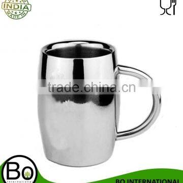 Stainless Steel Simple Heat insulation / Heat preservation cup for beer / coffee / tea / Double coffee mug 300ml & 420ml