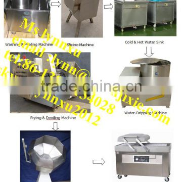 potato chips making production line