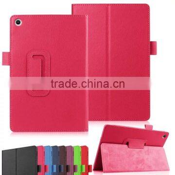 Quality Lychee Texure PU Leather Case with flip Stand ForZenPad S 8.0 Z580 Z580CA BUSINESS PROTECTIVE CASE