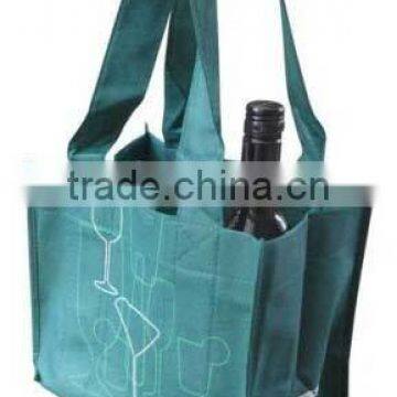 PP non- woven printed wine bag 90 gsm