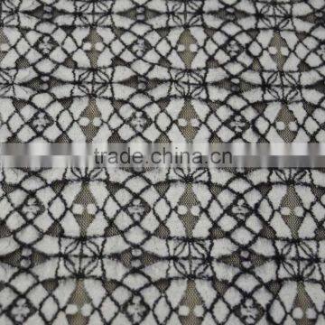 Two Color mi Brushed Spande African Lace Fabrics photo-6
