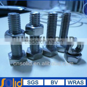 SS304 Hex bolt and nut