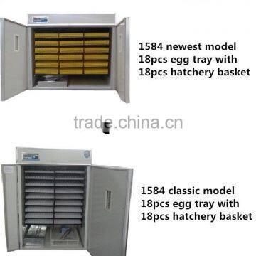 Fully automatic Industrial 1000 egg hatcher with three years warranty