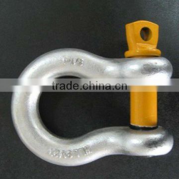 Rigging hardware galvanized bow shackles