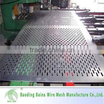 Steel plate hole punching