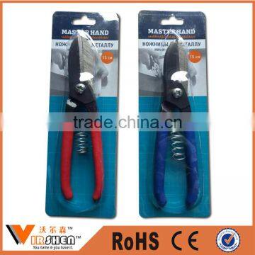 Factory Supply Tinman Snips for cutting Iron Sheet, strip Tin Snip,Iron Scissors