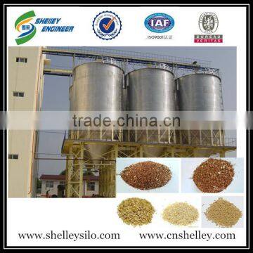 corrugated rapeseed soybean storage steel silo