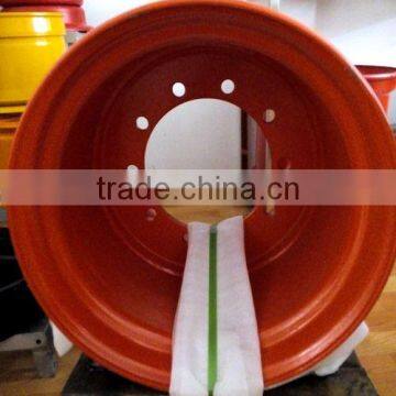 Red 24.00X22.5 Jiujiu agriculturual splice steel wheel rim