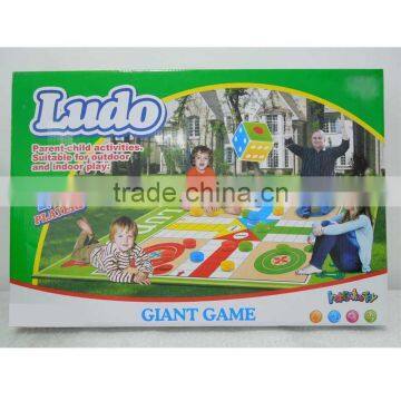 Big size ludo chess game mat for kids