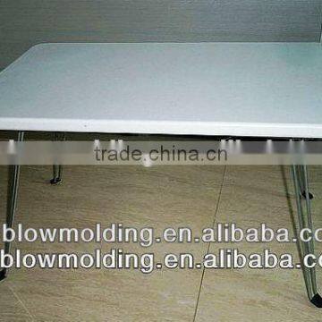 OEM Blow Molding Plastic Folding Table HDPE Folding Laptop Table Board Huizhou Factory photo-6