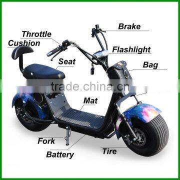 HLX5 App Control Led Indicator Harley Quinn Electric Scooter photo-5