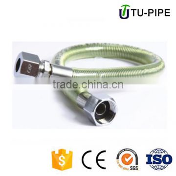 flexible corrugated hose stainless steel natural gas pipe