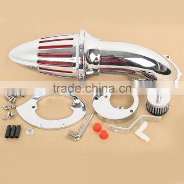 Chrome Aluminum Air Cleaner Kits Intake Filter for Honda VTX1300 VTX 1300 86-12 90 91 photo-3