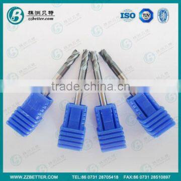 Carbide endmill cutters 4 flutes dia6.0mm hardness 45HRC