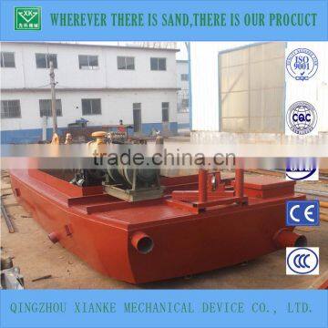 price of mini river dredging sand vessel/discharge dredger/pusher