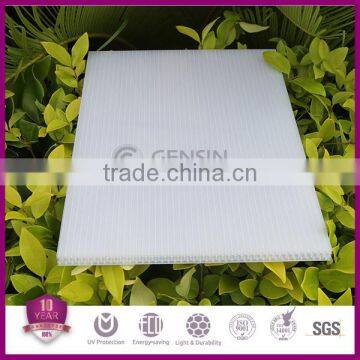 Milky Opal Honeycomb 8-12mm Thick Polycarbonate Sheet Manufacturer Price Co-extrude UV Protection 2100*5800mm photo-2